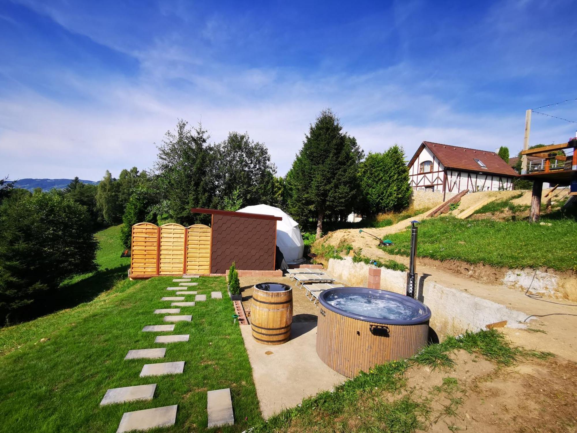 Glamping Zazen Drumu Carului Exterior foto